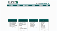 Desktop Screenshot of legacymoney.com