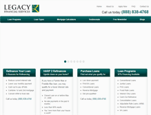 Tablet Screenshot of legacymoney.com